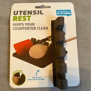 Kitchen Utensil/Spoon Rest for Multiple Utensils with Drip Pad (brand new)